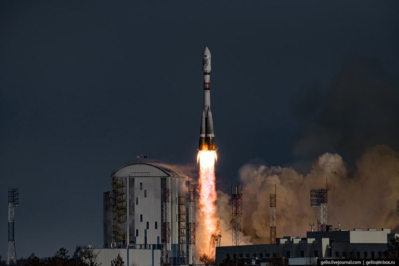 Запуск ракеты Союз-2.1а