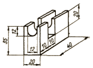 Подставка для наконечника шланга и конца троса приборов типа ППК