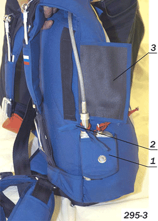 Установка парашютного прибора на ранец